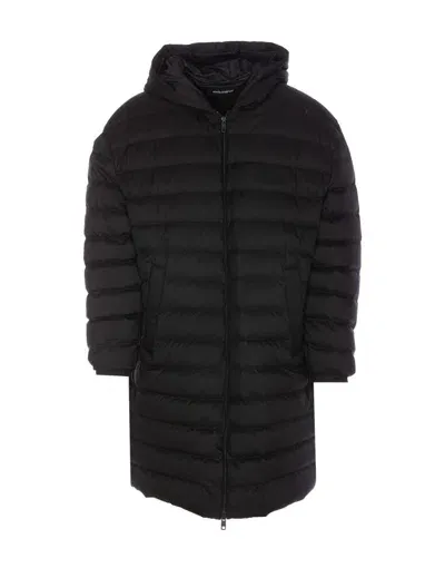 Dolce & Gabbana Down Jacket In Schwarz