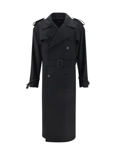 Dolce & Gabbana Coats In Black