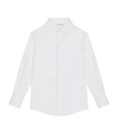 Dolce & Gabbana Kids' Cotton Button-up Shirt In White