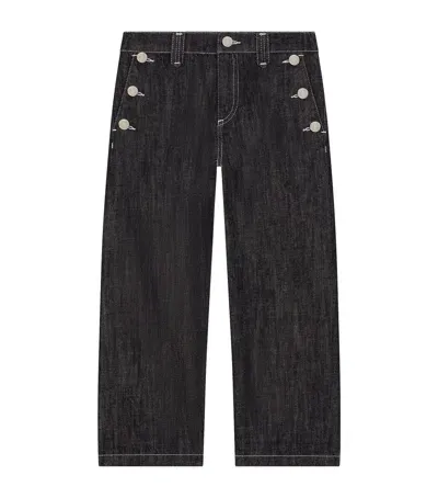 Dolce & Gabbana Kids' Dark-wash Jeans In Black