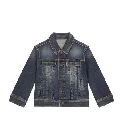 Dolce & Gabbana Kids' Denim Jacket In Blue