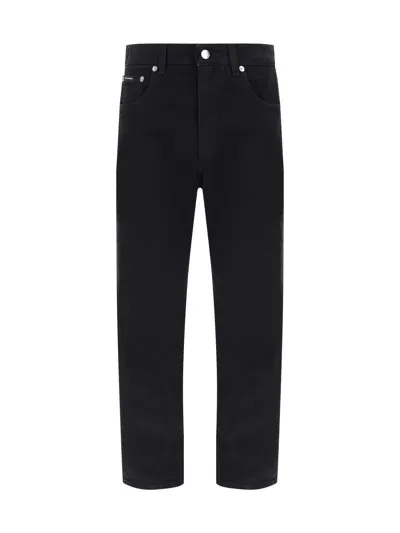 Dolce & Gabbana Denim Pants In Black