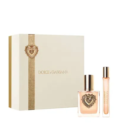 Dolce & Gabbana Devotion Eau De Parfum Fragrance Gift Set In White