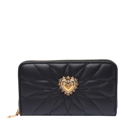 Dolce & Gabbana Devotion Wallet In Nero