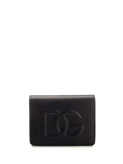 Dolce & Gabbana Dg Bi-fold Wallet In Gold