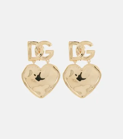 Dolce & Gabbana Dg Clip-on Earrings In Gold