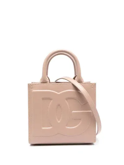 Dolce & Gabbana Dg Daily Small Tote Bag In Powder