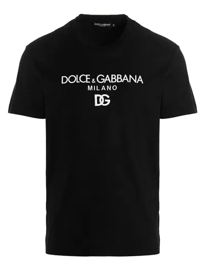 Dolce & Gabbana Camiseta - Dg Essential In Black