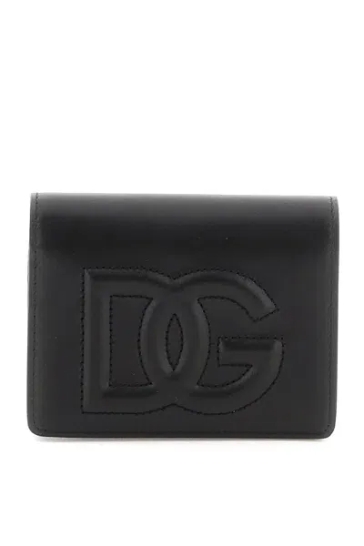 Dolce & Gabbana Dg Logo Wallet In Black