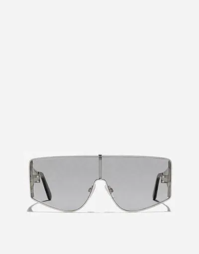 Dolce & Gabbana Dg Sharped  Sunglasses In Silver