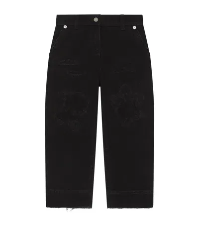 Dolce & Gabbana Kids' Distressed Denim Jeans In Black