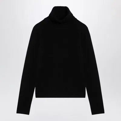 Dolce & Gabbana Dolce&gabbana Black Cashmere Turtleneck Jumper Women