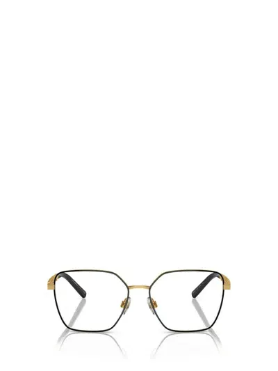 Dolce & Gabbana Eyewear Eyeglasses In Gold / Black