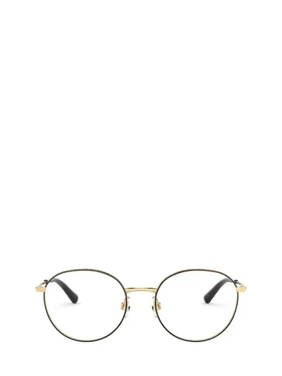 Dolce & Gabbana Eyewear Eyeglasses In Gold / Black