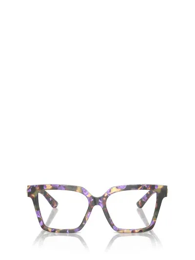 Dolce & Gabbana Eyewear Eyeglasses In Havana Blue Pearl