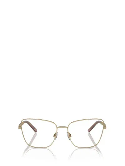 Dolce & Gabbana Eyewear Eyeglasses In Light Gold