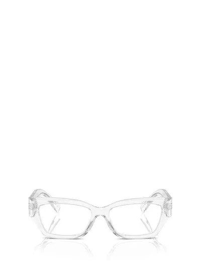 Dolce & Gabbana Eyewear Eyeglasses In Transparent Crystal