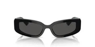 Dolce & Gabbana Eyewear Rectangular Frame Sunglasses In Black