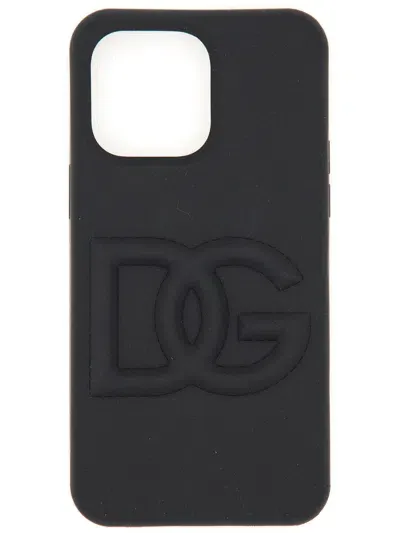 Dolce & Gabbana I-phone 14 Pro Max Cover In Black