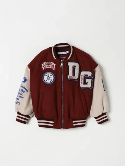 Dolce & Gabbana Jacket  Kids Color Burgundy