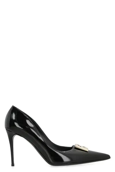 Dolce & Gabbana Leather Pumps In Black