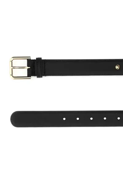 Dolce & Gabbana Logo Belt In Black