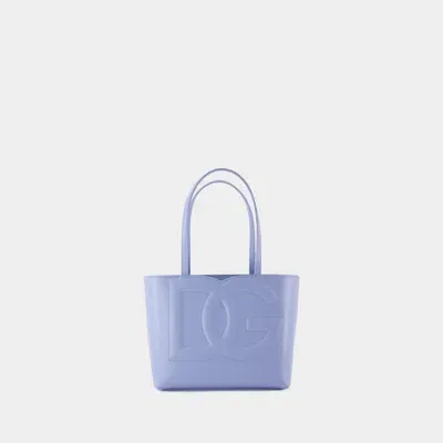 Dolce & Gabbana Logo Shopper Bag - Dolce&gabbana - Leather - Blue