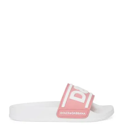 Dolce & Gabbana Kids' Logo Slides