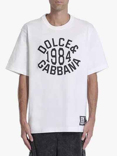 Dolce & Gabbana Logo Tshirt In White