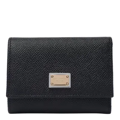 Dolce & Gabbana Logo Wallet In Black