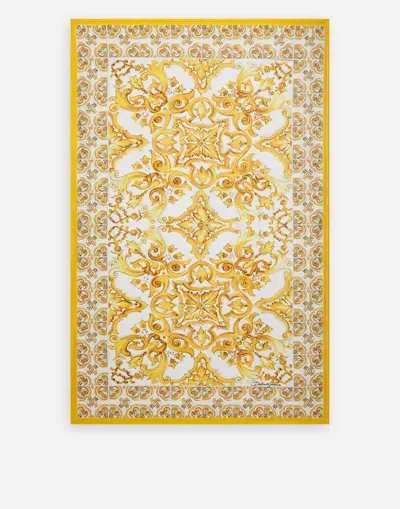 Dolce & Gabbana Majolica-print Terry Beach Towel (114x185)