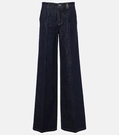 Dolce & Gabbana Mid-rise Flared Jeans In Blue