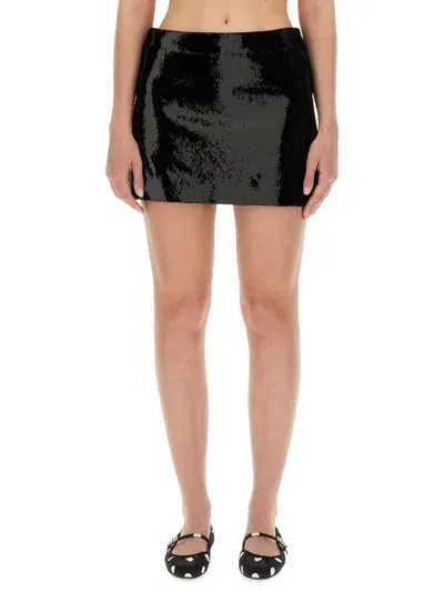 Dolce & Gabbana Mini Skirt In Black