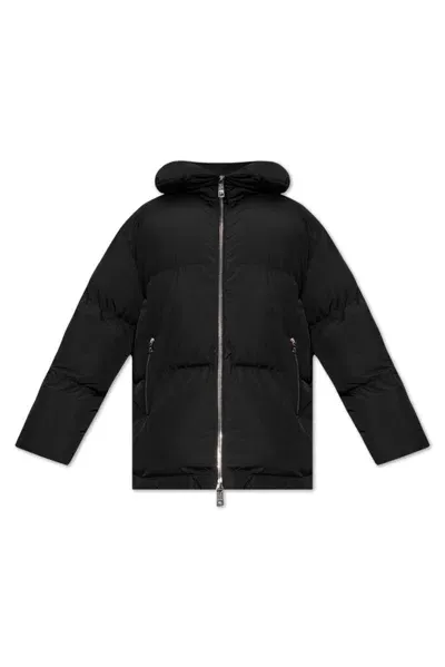 Dolce & Gabbana Oversized Zip In Black