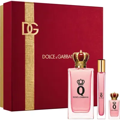 Dolce & Gabbana Q By Dolce&gabbana Eau De Parfum 3-piece Gift Set $207 Value In No Color