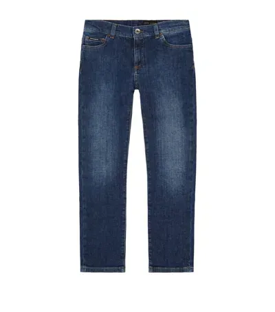 Dolce & Gabbana Kids' Regular Jeans In Blue