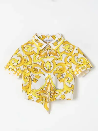 Dolce & Gabbana Shirt  Kids Color Yellow In Gelb