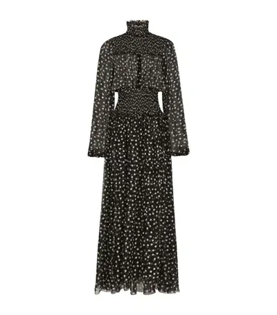 Dolce & Gabbana Polka Dot-print Silk Dress