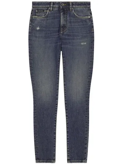 Dolce & Gabbana Skinny Jeans In Blue