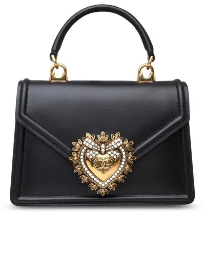 Dolce & Gabbana Small Black Leather Devotion Bag