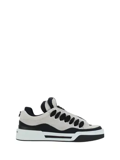 Dolce & Gabbana Lace-up Sneakers In White