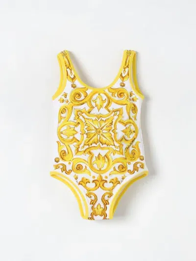 Dolce & Gabbana Swimsuit  Kids Color Yellow In Gelb