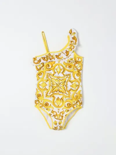 Dolce & Gabbana Swimsuit  Kids Color Yellow In Gelb