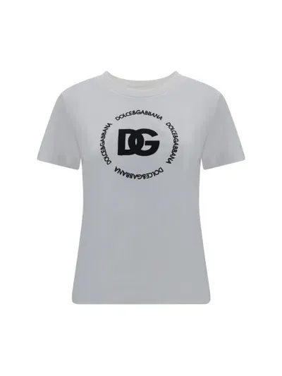 Dolce & Gabbana Cotton Crew-neck T-shirt In White