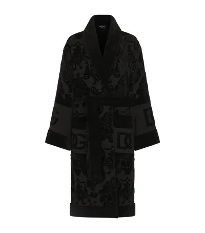 Dolce & Gabbana Terry Cotton Dg Robe