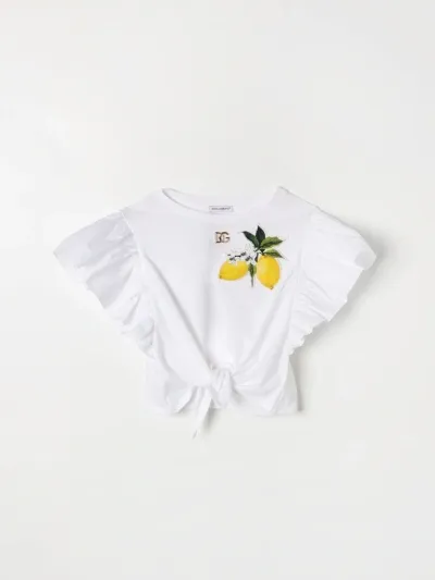 Dolce & Gabbana Top  Kids Color White