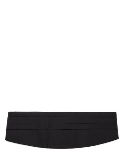 Dolce & Gabbana Tuxedo Belt In Black