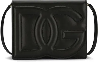 Dolce & Gabbana Women's Dg Logo Bag Crossbody Bag In Black