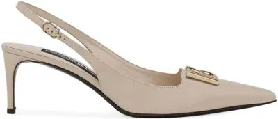 Dolce & Gabbana Women's Timeless Patent Pumps In Beige