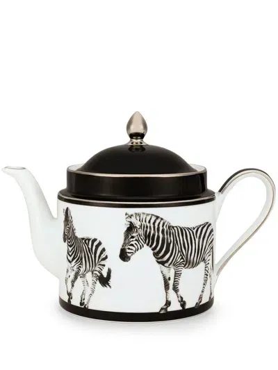 Dolce & Gabbana Zebra-print Teapot In White